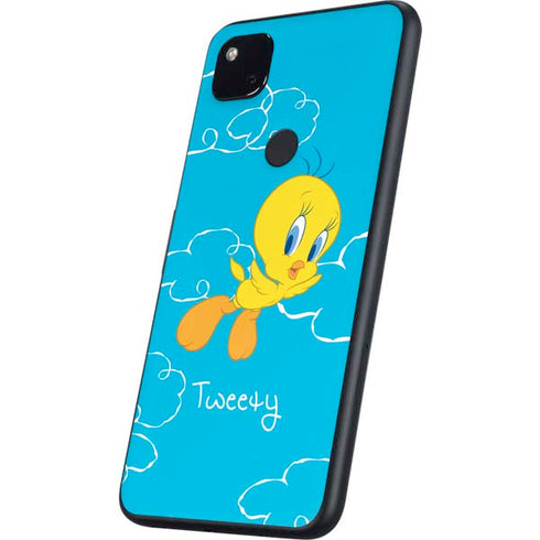 Looney Tunes Tweety Bird Flying Google Pixel 4a Skin